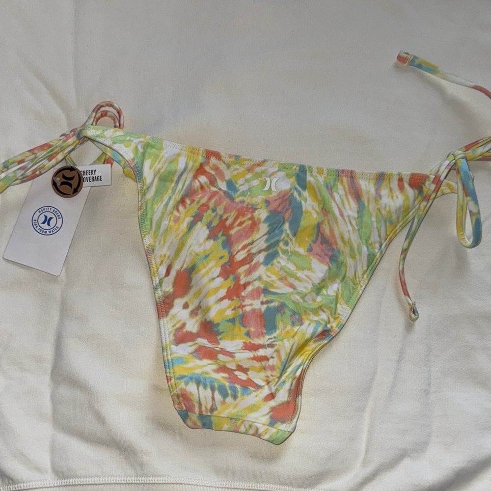 Hurley Multicolor Tie-Dye Bikini Bottom
